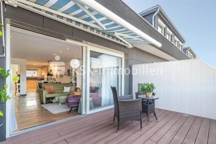 141626 Terrasse  3. Obergeschoss - Wohnung kaufen in Leichlingen - Schöner Wohnen im Haus-in-Haus mit Balkon und Terrasse im Leichlinger Zentrum!