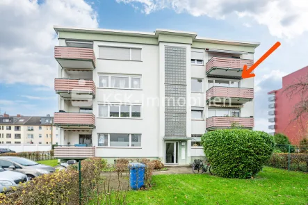 144221 Außenansicht - Wohnung kaufen in Leverkusen / Bürrig - Top! Gepflegte Wohnung mit Aufzug.