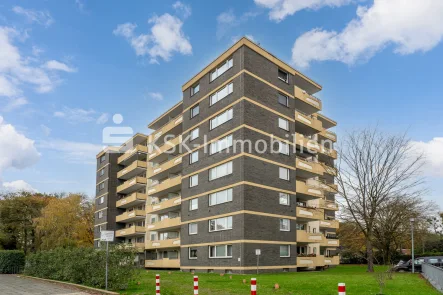 142182 Außenansicht - Wohnung kaufen in Kerpen / Horrem - Kerpen-Horrem, vermietete 2-Raumwohnung mit Fernblick.