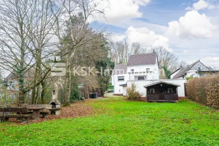 145899 Garten - Haus kaufen in Siegburg / Wolsdorf - Einfamilienhaus mit Einliegerwohnung, großem Grundstück und Blick auf den Michaelsberg in Wolsdorf!