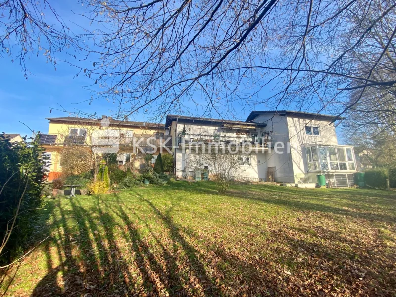 145378 Rückansicht - Wohnung kaufen in Siegburg / Kaldauen - Kapitalanlage: Vermietete, moderne 3-Zimmerwohnung mit Balkon, Keller und Stellplatz in Kaldauen.