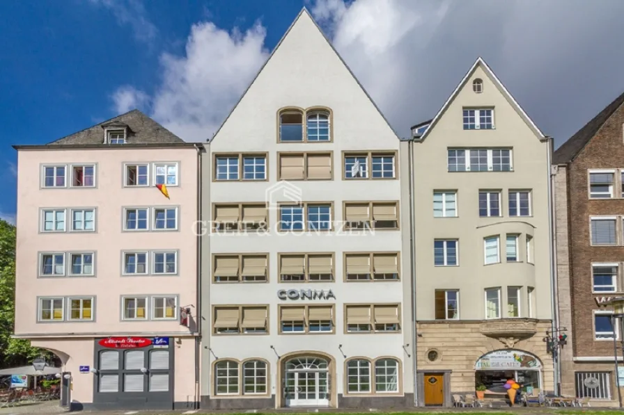 Online - Büro/Praxis mieten in Köln - Fein am Rhein - moderne Bürofläche mit direktem Rheinblick