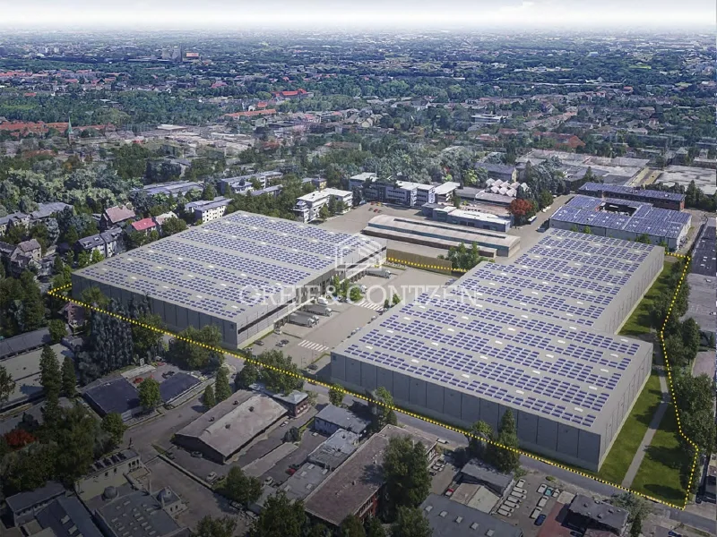 Projektansicht - Halle/Lager/Produktion mieten in Essen - PROVISIONSFREI | Neubau-Logistikflächen an der A42 | verfügbar ab Q1 2025