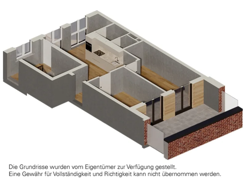 Aufteilungsbeispiel  2_OG (Penthouse)