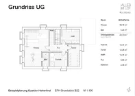 Beispielentwurf Grundriss Untergeschoss