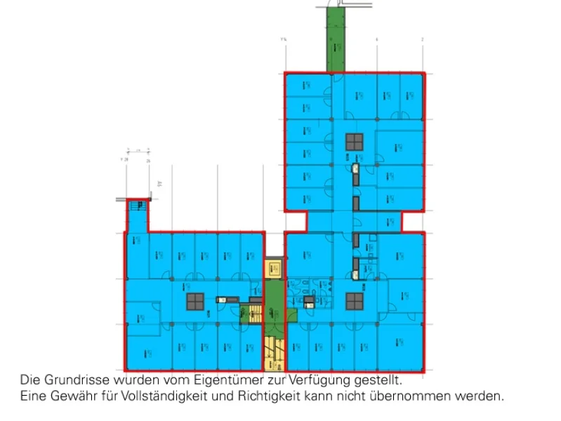 Grundriss B1 bis B3 - Erstes Obergeschoss