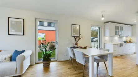 EG - Haus kaufen in Köln - Wohnen mit Komfort: Moderne Häuser mit Terrasse, Garten und Stellplatz