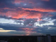 Aussicht Balkon Abends