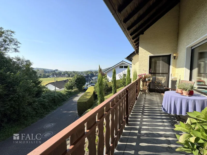 Ausblick vom Balkon