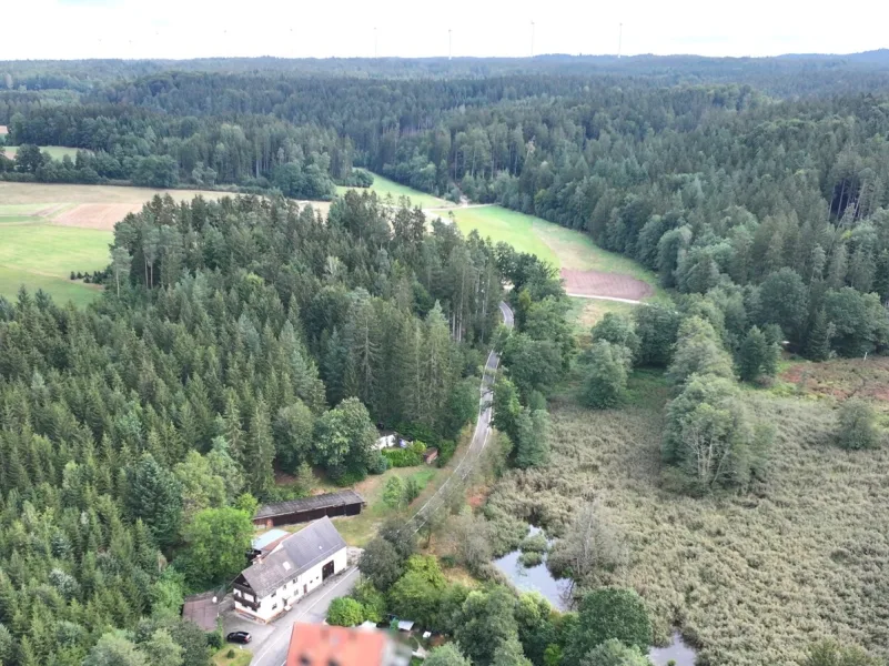 Südwestliche Luftbildansicht