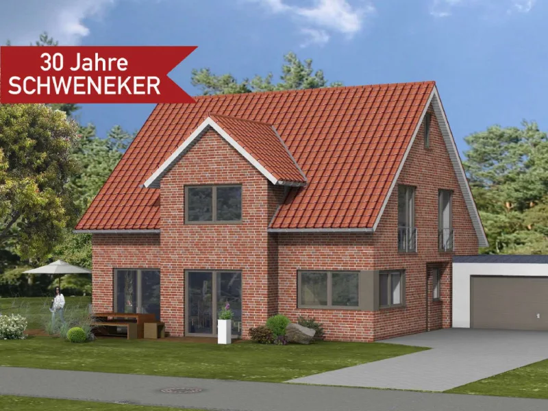 Bild1 - Haus kaufen in Bad Oeynhausen - Neubau-Einfamilienhaus mit nordischem Charme in B.O.-Wulferdingsen.