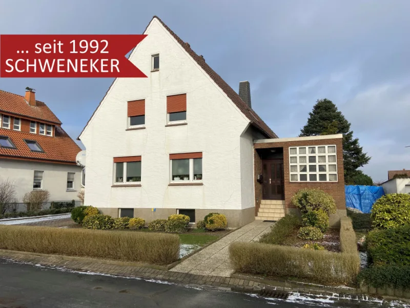 Bild1 - Haus kaufen in Bünde - Solides Zwei-/Dreifamilienhaus mit Möglichkeit einer Hinterlandbebauung in Bünde-Südlengern!