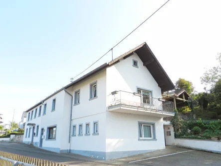 rechts WEH 2 - Haus kaufen in Ollmuth - Mehrfamilienhaus mit drei Wohneinheiten, Garagen, Garten Streuobstwiese und Mega-Fernblick!