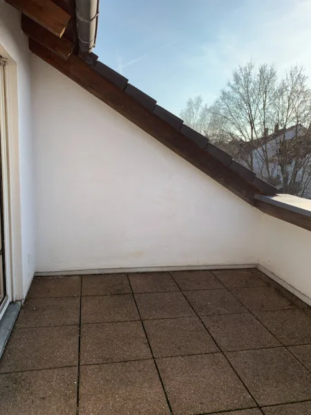 sonnige Dachterrasse