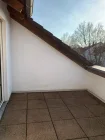 sonnige Dachterrasse