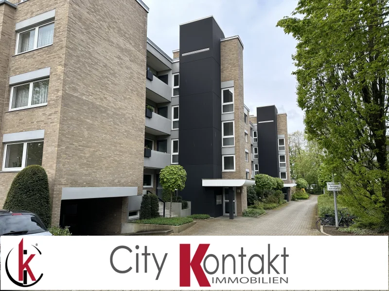 Hausansicht 1 - Wohnung kaufen in Münster - Wohnen am Sentmaringer Park mit Balkon und Aufzug  im Geistviertel-Münster                                 