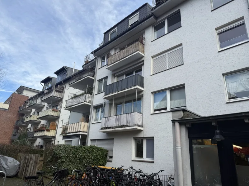 Ansicht - Wohnung kaufen in Münster - MS-Stadt * 2-Zimmer-ETW * Balkon * zurzeit vermietet