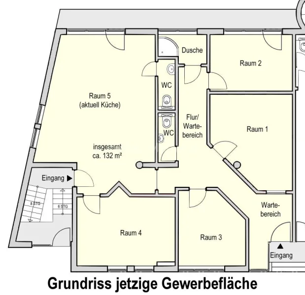 3302-GEW Grundriss jetzige Gewerbefläche