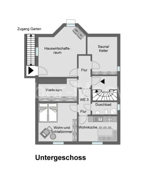 3251 Grundriss MFH Untergeschoss