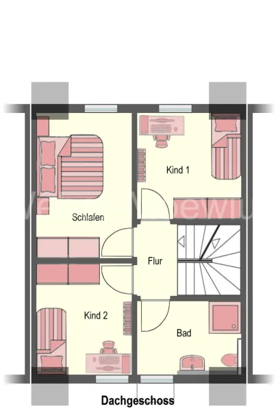 3314 Grundriss Dachgeschoss