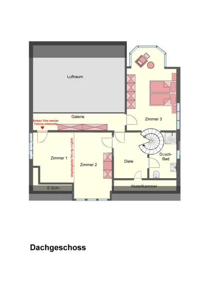 3313 Grundriss Dachgeschoss