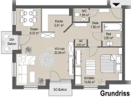 3334 Grundriss Wohnung