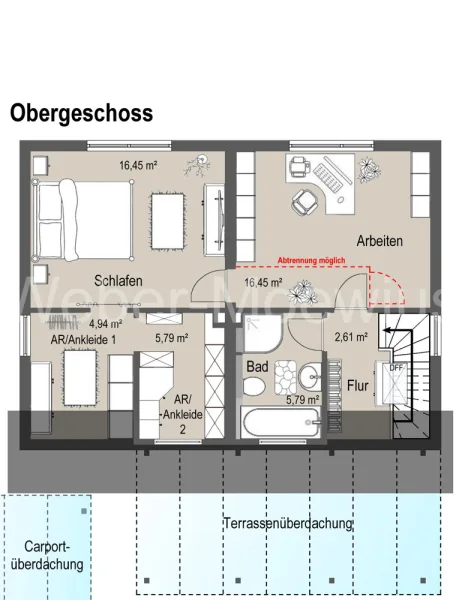 3345 Grundriss Obergeschoss