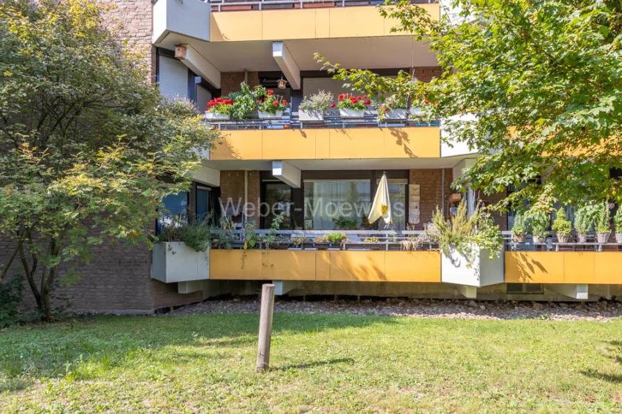 3328 Rückansicht c - Wohnung kaufen in Bonn / Auerberg - 2-Zimmer-Wohnung mit Balkon / langjährig vermietet / Stellplatz