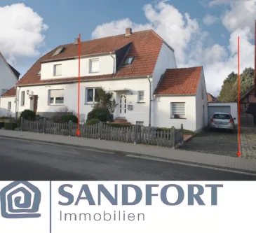 130448 Front .. - Haus kaufen in Steinfurt - ***Doppelhaus mit tollem XXL Garten***
