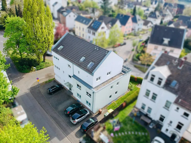 Luftaufnahme 1 - Zinshaus/Renditeobjekt kaufen in Königswinter - Investmentobjekt - Mehrfamilienhaus in Königswinter
