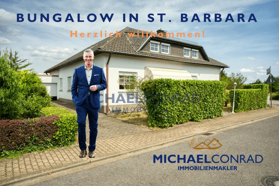  - Haus kaufen in Wallerfangen - Bungalow mit ausgebautem Dachgeschoss in St. Barbara