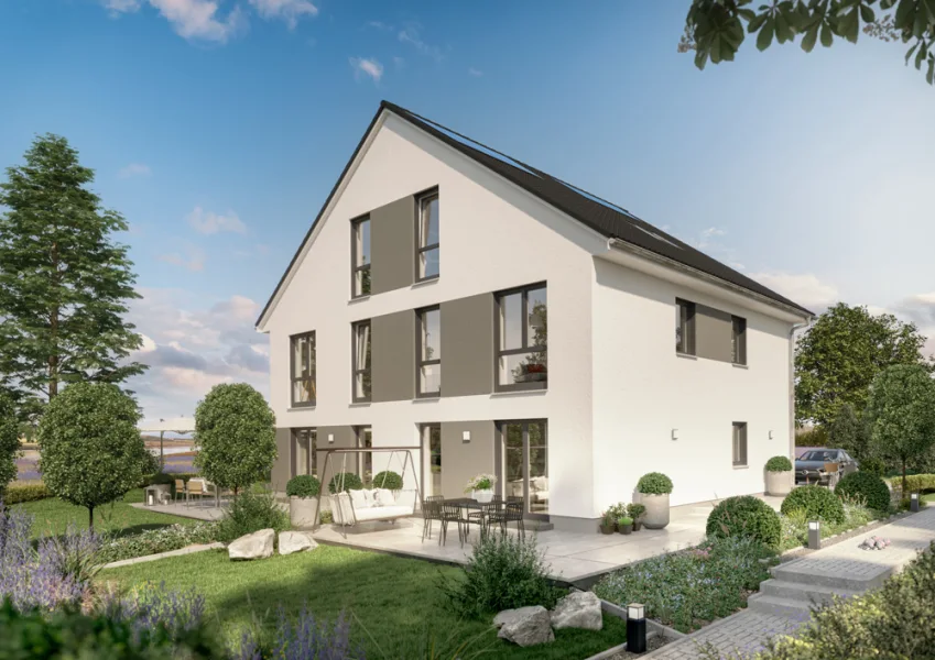 Visualisierung - Haus kaufen in Langenfeld / Wiescheid - Traumhafte Doppelhaushälfte in Langenfeld! Jetzt Anfragen und beraten lassen!