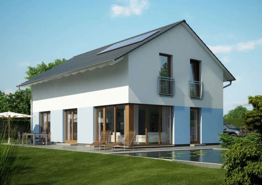 Visualisierung - Haus kaufen in Nidda / Ulfa - Projektiertes Einfamilienhaus in Hirzbach-Ulfa! Jetzt informieren!