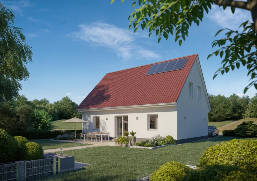 Visualisierung - Haus kaufen in Menden - Monatliche Rate  1100* Euro möglich (* mit öffentlichen Mitteln)  für dieses tolle Eigenheim