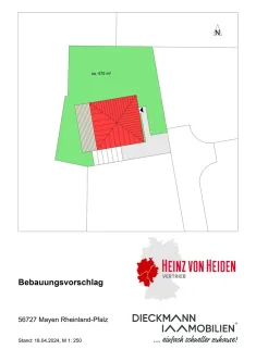 Planungsvorschlag - Haus kaufen in Mayen / Hausen bei Mayen - Projektierter Wohntraum in Mayen-Hausen! Dein individuell gestaltetes Eigenheim!