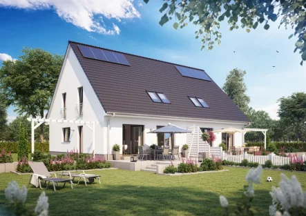 Visualisierung - Haus kaufen in Windeck / Dattenfeld - Ihr Neubau mit Keller und Grundstück in Windeck-Dattenfeld!