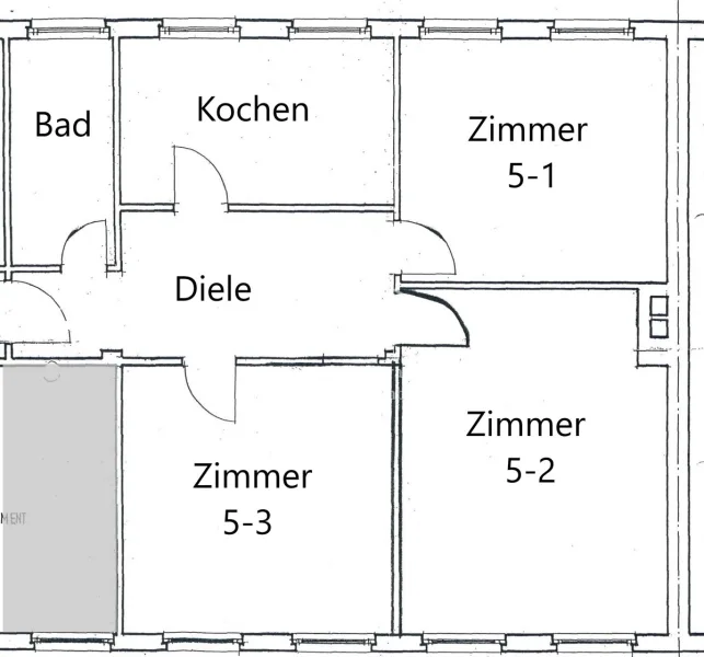 Grundriss WG