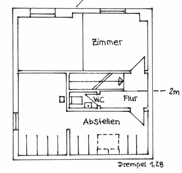 Dachgeschoss (linker Gebäudeteil)