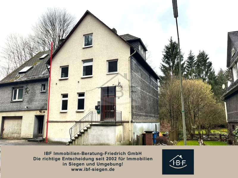 Banner - Haus kaufen in Betzdorf - Ihr neues Zuhause oder Investitionsobjekt – DHH mit 3 Wohnungen!