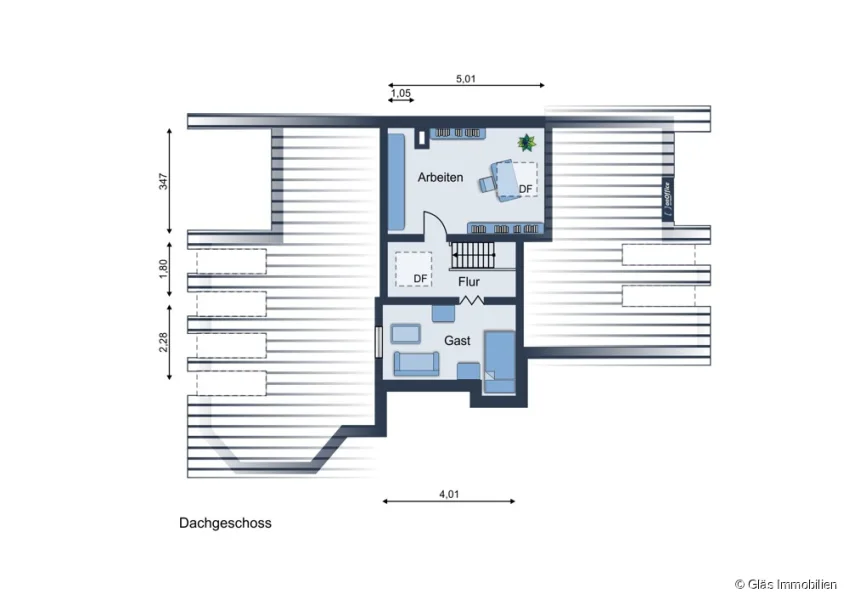 Grundriss 2. Geschoss