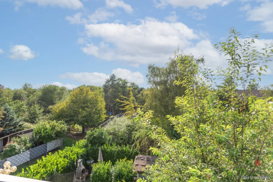 Blick vom Balkon