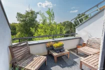 Balkon mit viel Privatsphäre