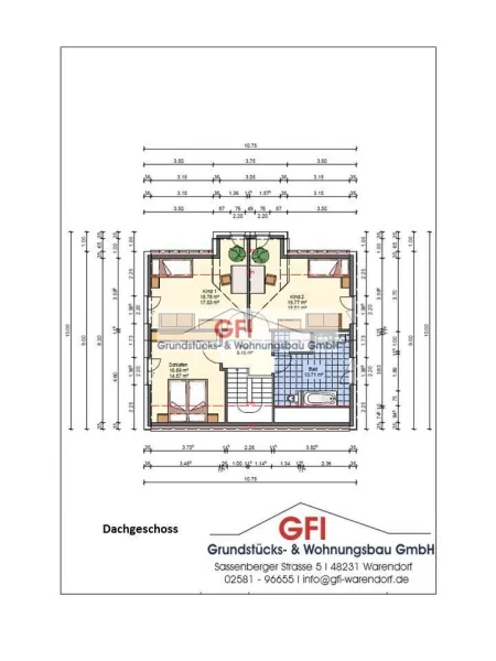 Grundriss Dachgeschoss