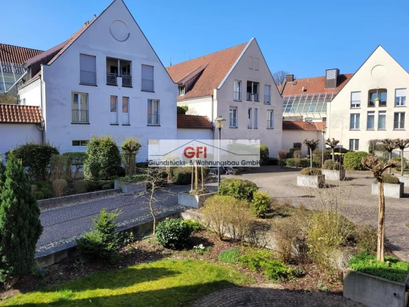 Aussicht - Wohnung mieten in Warendorf - Mitten in der Innenstadt - 2 Zimmer Wohnung - Terrasse