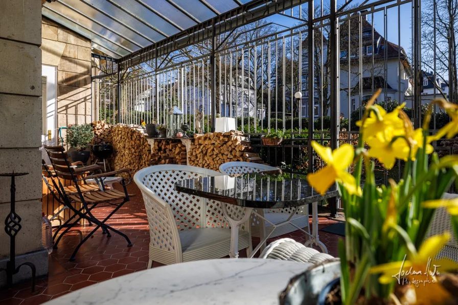 Terrasse (Gitter zu öffnen)