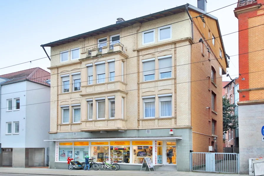 Hausansicht - Wohnung kaufen in Stuttgart Ost - Sichern Sie sich jetzt Ihre exklusive 2-Zimmer-Wohnung als clevere Kapitalanlage!
