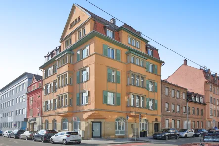 Hausansicht - Wohnung mieten in Pforzheim - Erstbezug nach Umbau – Moderne 4er-WG-Wohnung in saniertem Altbau