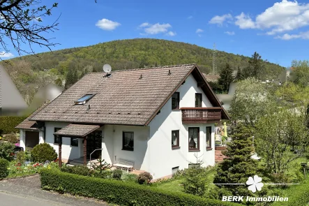 BERK Immobilien - Außenansicht - Haus kaufen in Collenberg / Reistenhausen - BERK Immobilien - Freistehendes idyllisches Einfamilienhaus in einer ruhigen Sackgasse von Collenberg