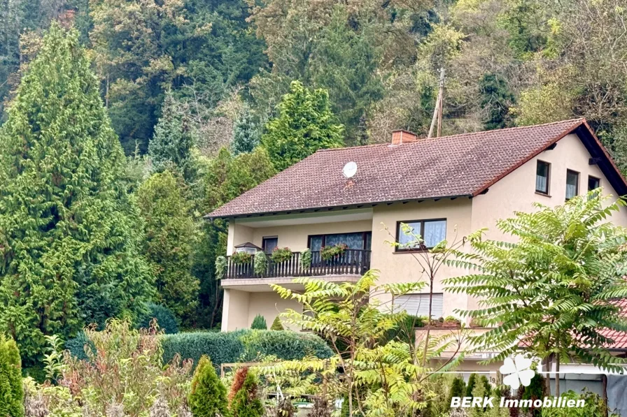 Außenansicht - Haus kaufen in Stadtprozelten - BERK Immobilien - Gestaltungsfreiheit - teilvermietetes Wohnhaus für Eigennutzer oder Anleger in Stadtprozelten