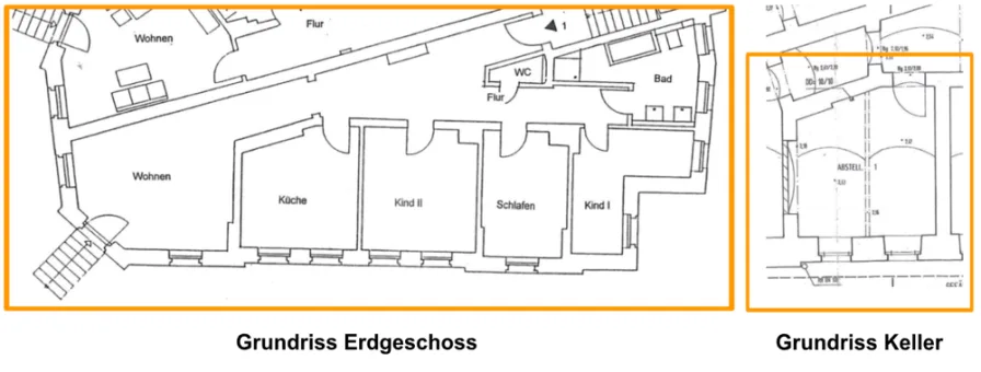 Grundriss Wohnung 1